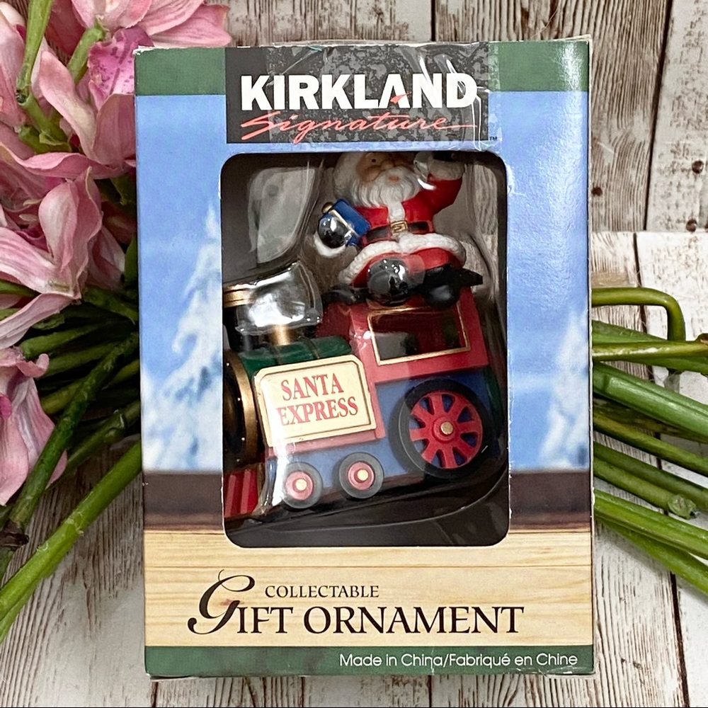 Vintage 1997 Westmar KIRKLAND Santa Express Holiday Christmas Ornament